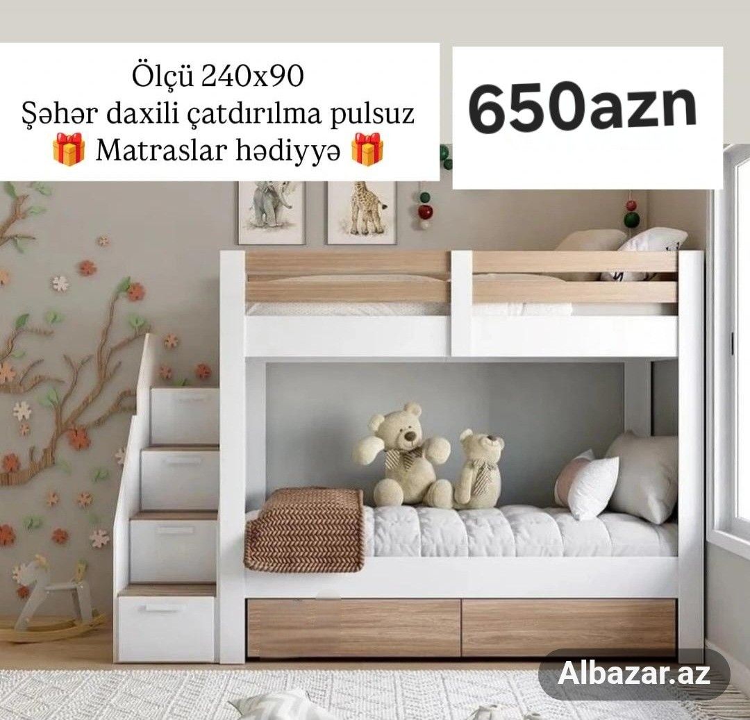İkimərtəbəli çarpayı Bakı